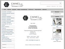 Tablet Screenshot of emmel-shop.de